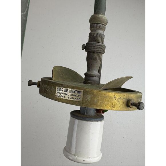 Antique Sugg Gas Lighting Copper Double Arm Wall Sconce Victorian Era London - Picture 9 of 15